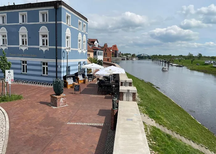 Pension zum goldenen Anker direkt an der Elbe